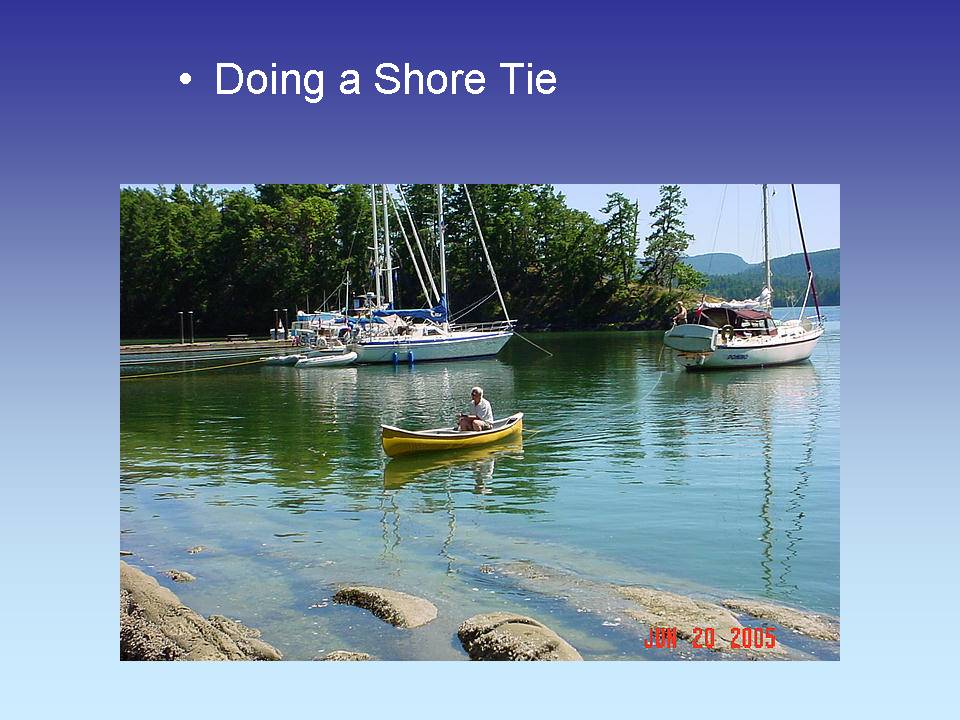 Doing a Shore Tie