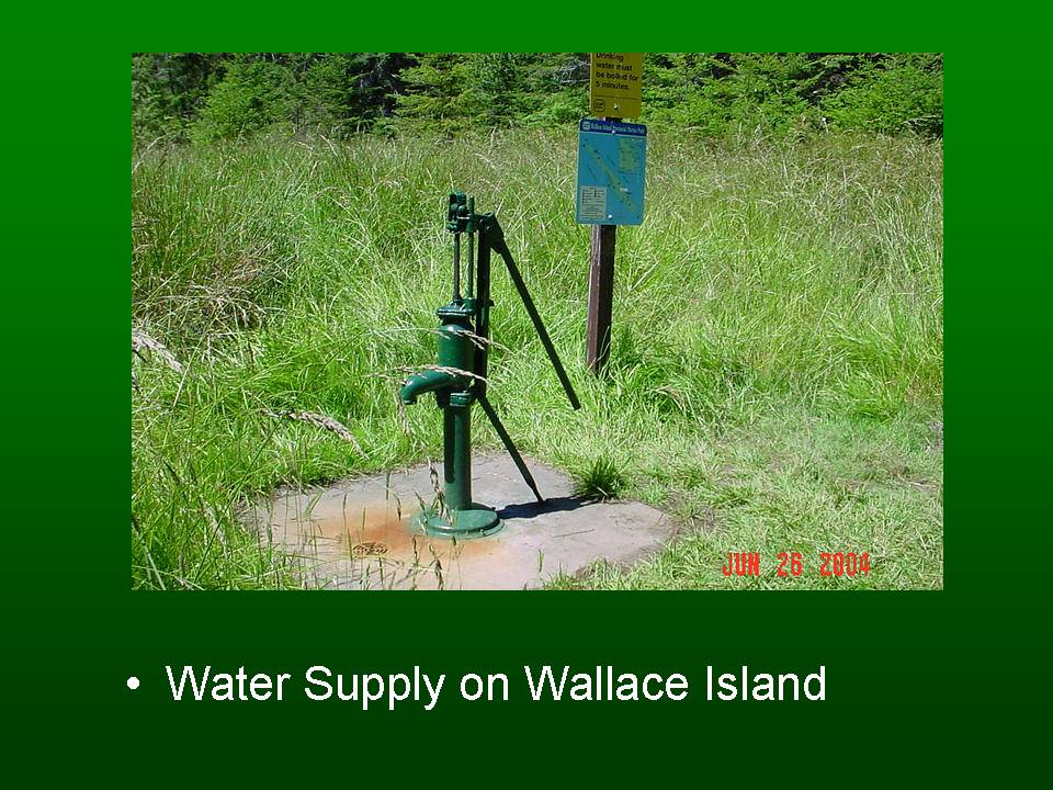 Water Supply on Wallace Island