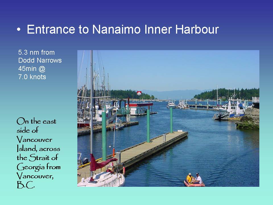 Entrance to nanaimo Inner Harbour