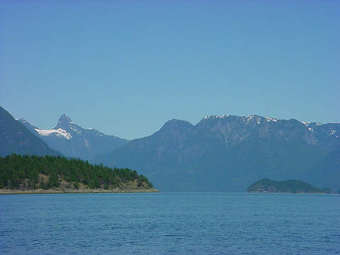 View leaving Desolation Sound